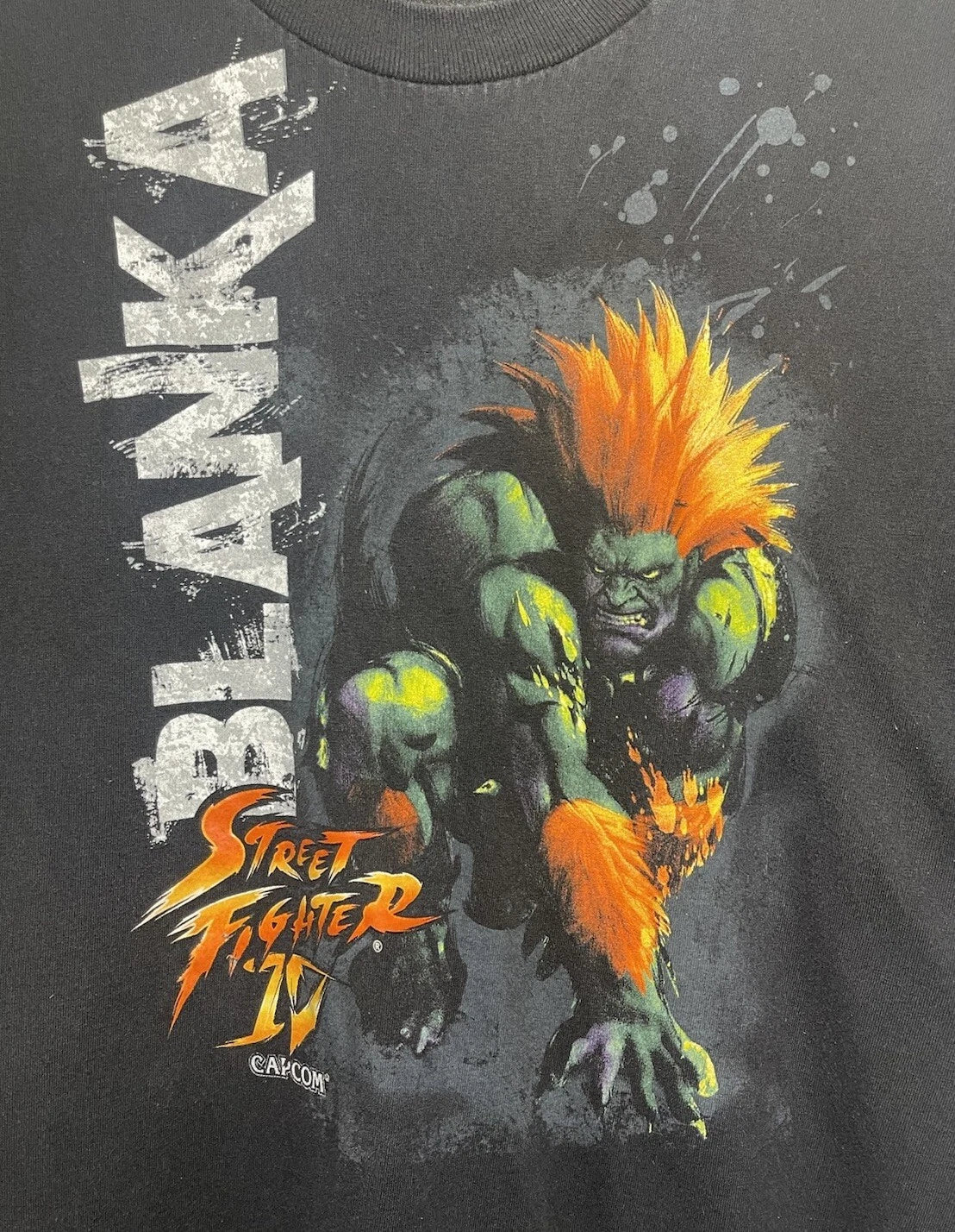Street Fighter 4 Blanka Rap Tee Style Shirt Large Rare Capcom Promo Unisex T-shirt, Sweatshirt, Hoodie, Long Sleeve Tee - T-Shirt, Sweatshirt, Hoodie