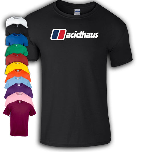 Acidhaus T-Shirt | Acid House | Music | Rave | DJ Festival | Retro | 80s | 90s Unisex T-shirt, Sweatshirt, Hoodie, Long Sleeve Tee - T-Shirt, Sweatshirt, Hoodie