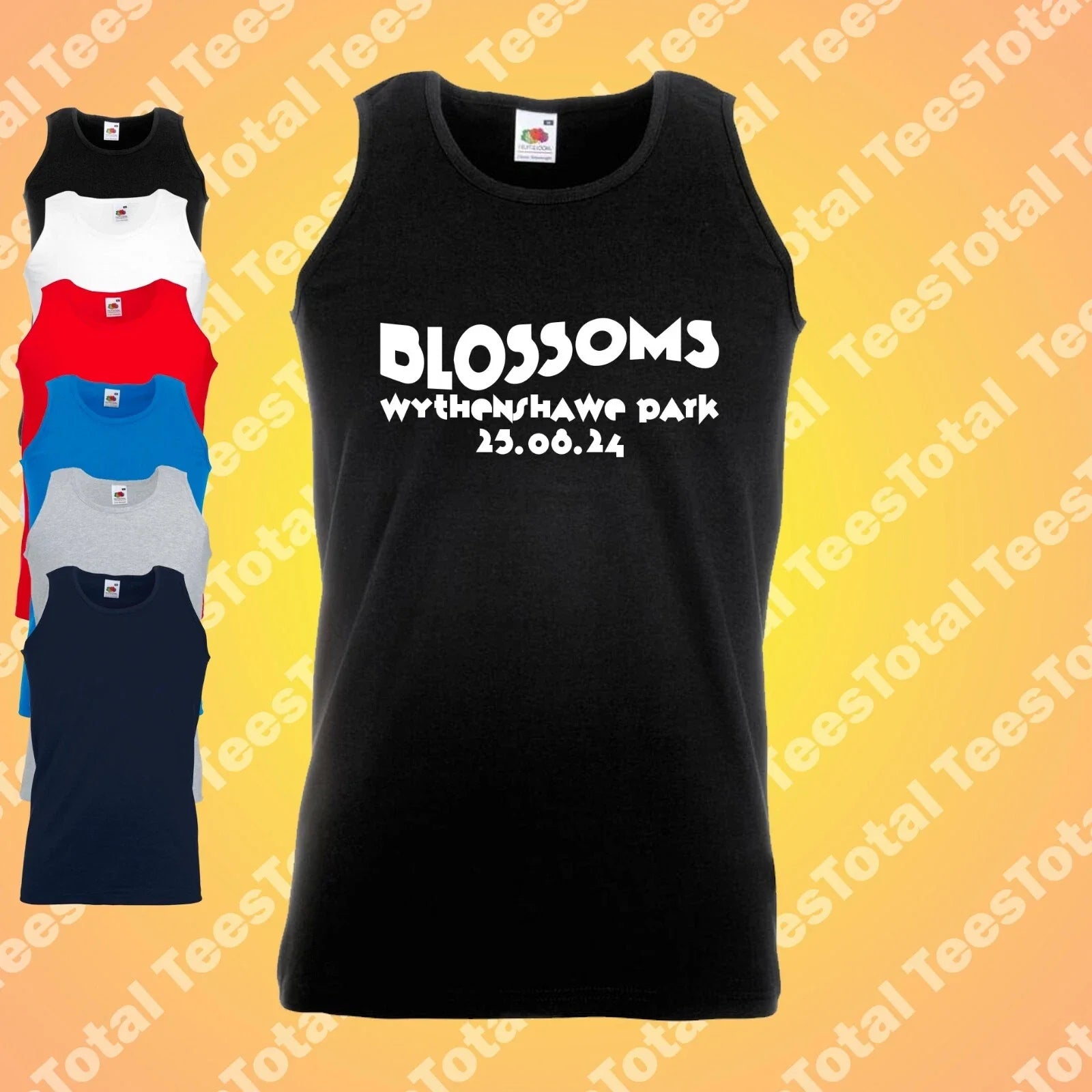 Blossoms Wythenshawe Park 2024 Vest | Stockport Unisex T-shirt, Sweatshirt, Hoodie, Long Sleeve Tee - T-Shirt, Sweatshirt, Hoodie