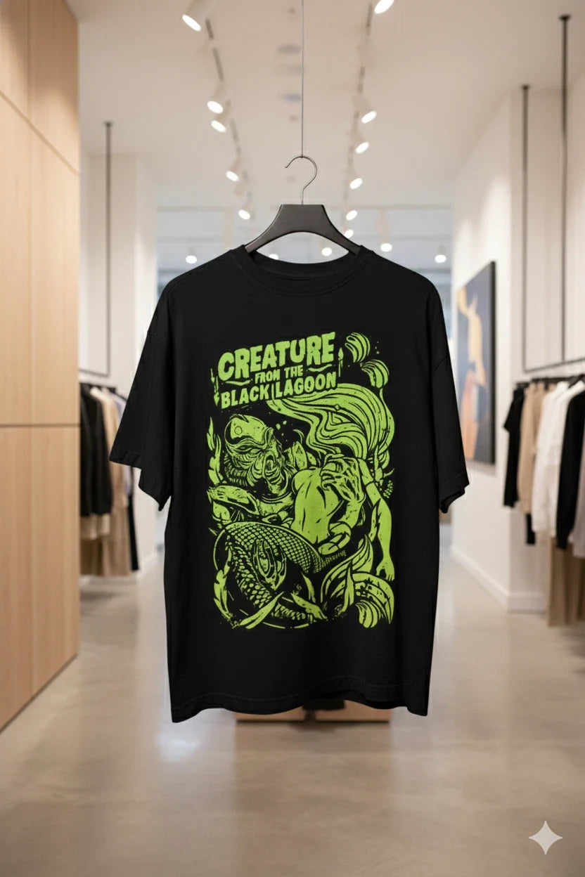 Creature From The Black Lagoon Horror Graphic T Shirt Black Retro - S149 Unisex T-shirt, Sweatshirt, Hoodie, Long Sleeve Tee - T-Shirt, Sweatshirt, Hoodie