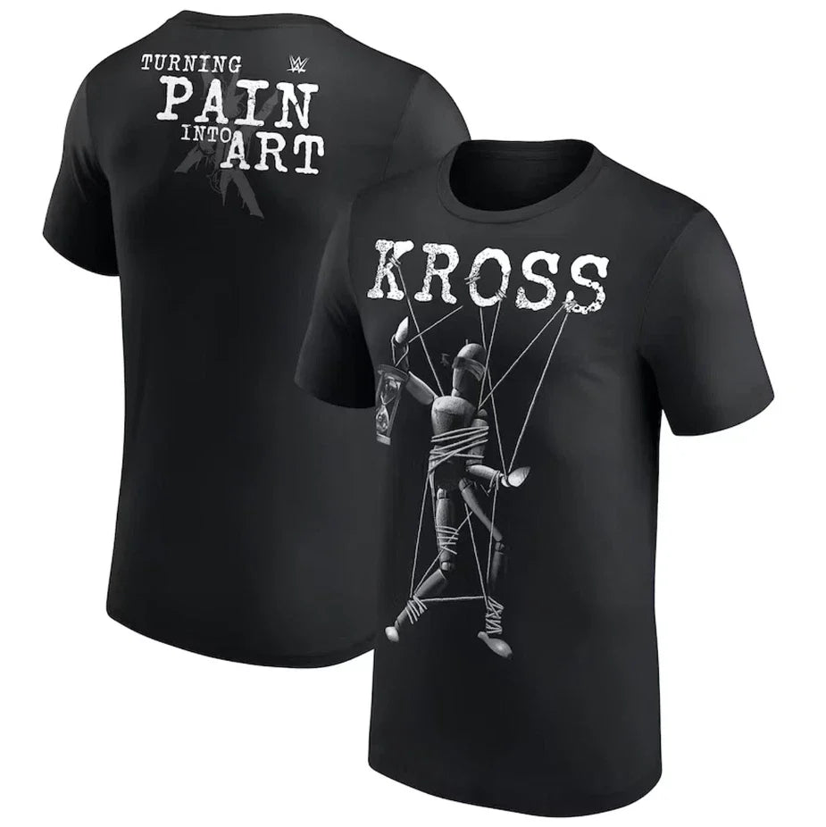 Karrion Kross Turning Pain Into Art T-Shirt Black All Size S-5XL Unisex T-shirt, Sweatshirt, Hoodie, Long Sleeve Tee - T-Shirt, Sweatshirt, Hoodie