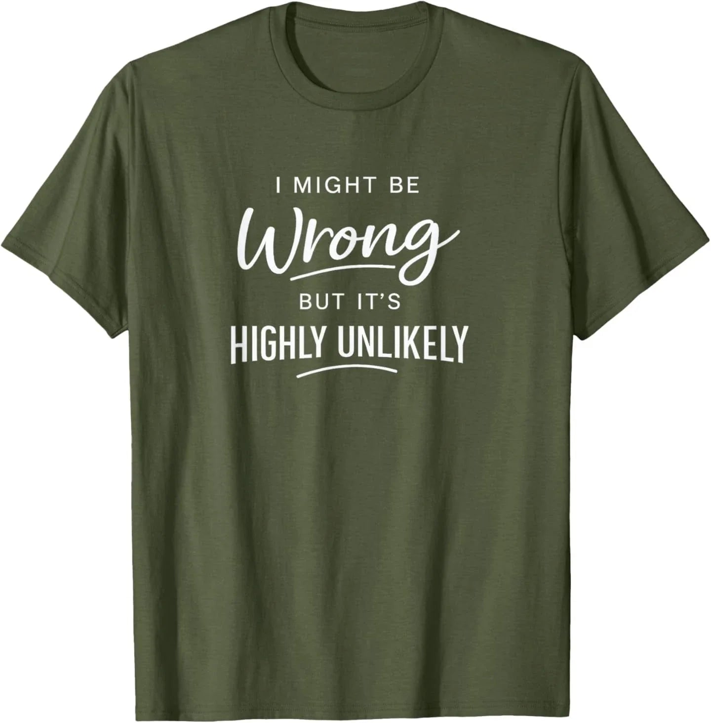 Sarcastic I Might Be Wrong But It's Highly Unlikely Funny T-Shirt Unisex T-shirt, Sweatshirt, Hoodie, Long Sleeve Tee - T-Shirt, Sweatshirt, Hoodie