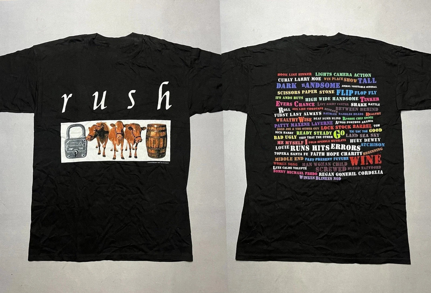 Retro 90s Rush Reprinted Collectible Shirts Tour Unisex All Size Shirt Unisex T-shirt, Sweatshirt, Hoodie, Long Sleeve Tee - T-Shirt, Sweatshirt, Hoodie