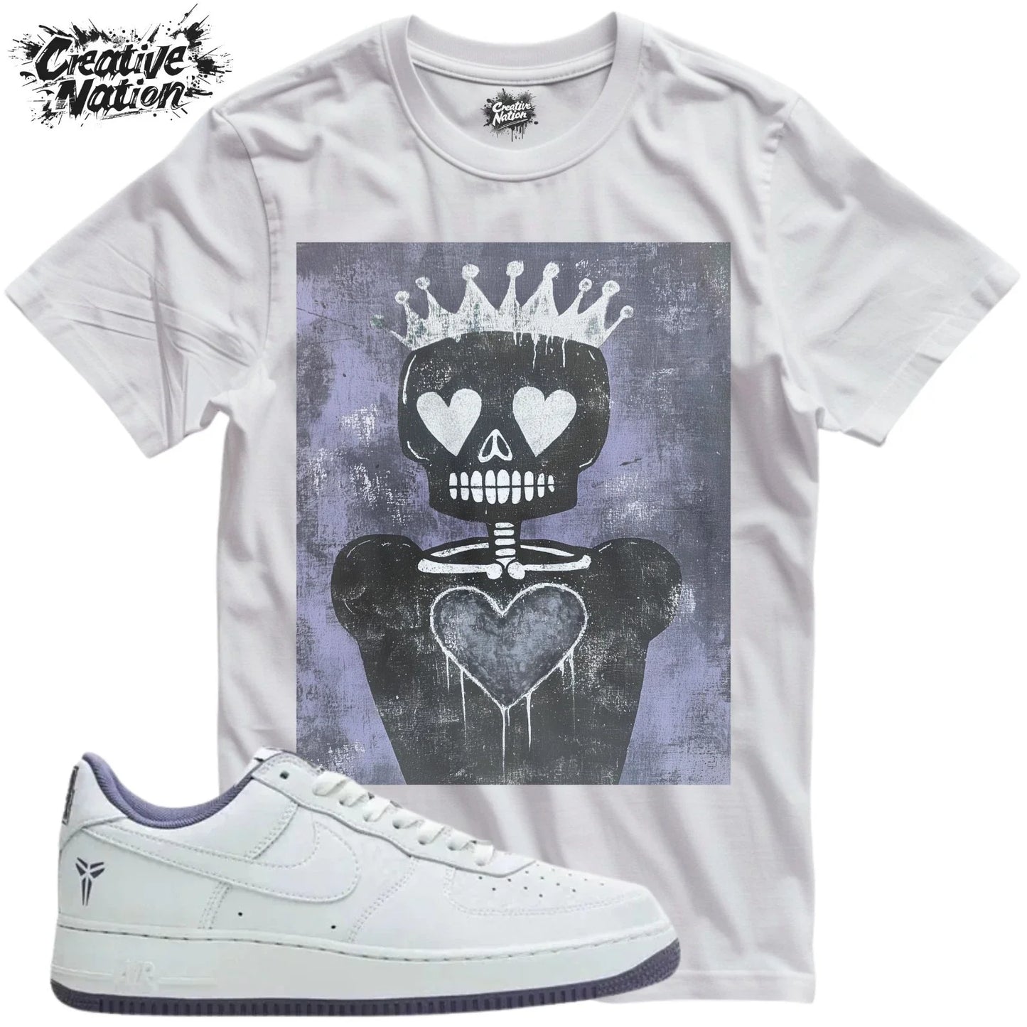 Shirt To Match White Unisex Tee Sneaker Shirt Skull Shirt Sneaker Tee Outfit Unisex T-shirt, Sweatshirt, Hoodie, Long Sleeve Tee - T-Shirt, Sweatshirt, Hoodie