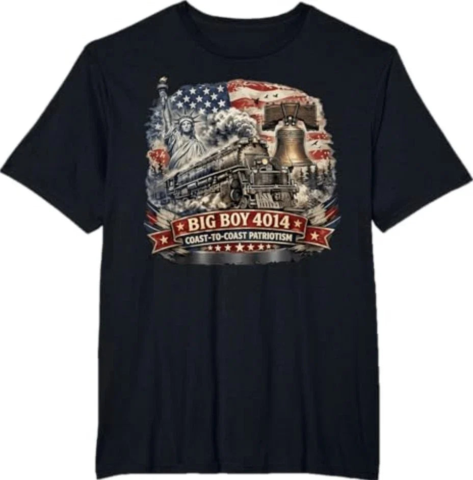 Big Boy 4014 Vintage Steam Locomotive T-Shirt Unisex T-shirt, Sweatshirt, Hoodie, Long Sleeve Tee - T-Shirt, Sweatshirt, Hoodie