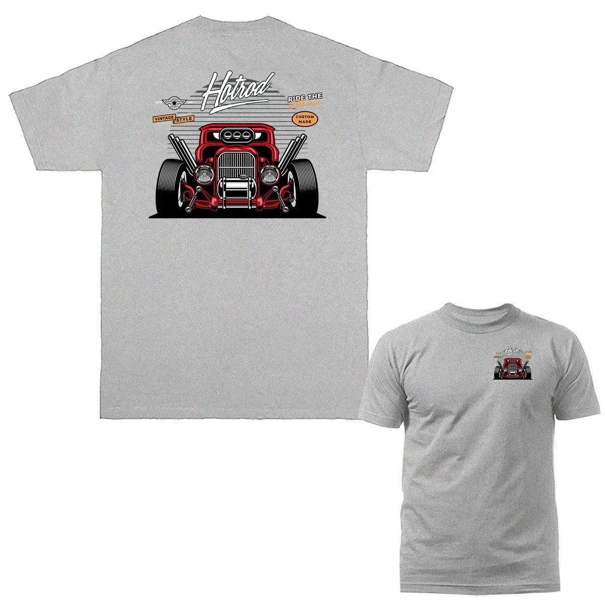 Hot Rod Vintage Custom Classic Muscle Car Graphic T-shirt Unisex T-shirt, Sweatshirt, Hoodie, Long Sleeve Tee - T-Shirt, Sweatshirt, Hoodie