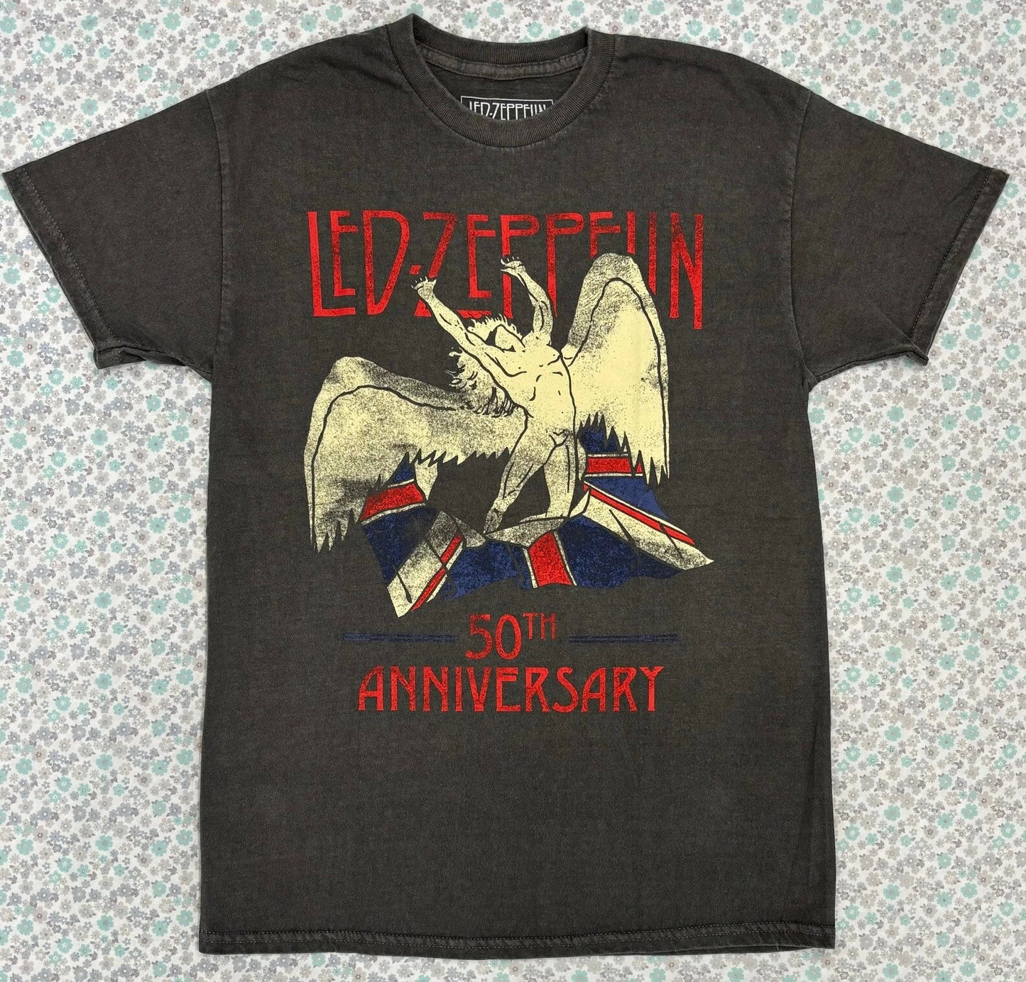 Led Zeppelin 50th Anniversary Tee Urban Outfitters Unisex T-shirt, Sweatshirt, Hoodie, Long Sleeve Tee - T-Shirt, Sweatshirt, Hoodie