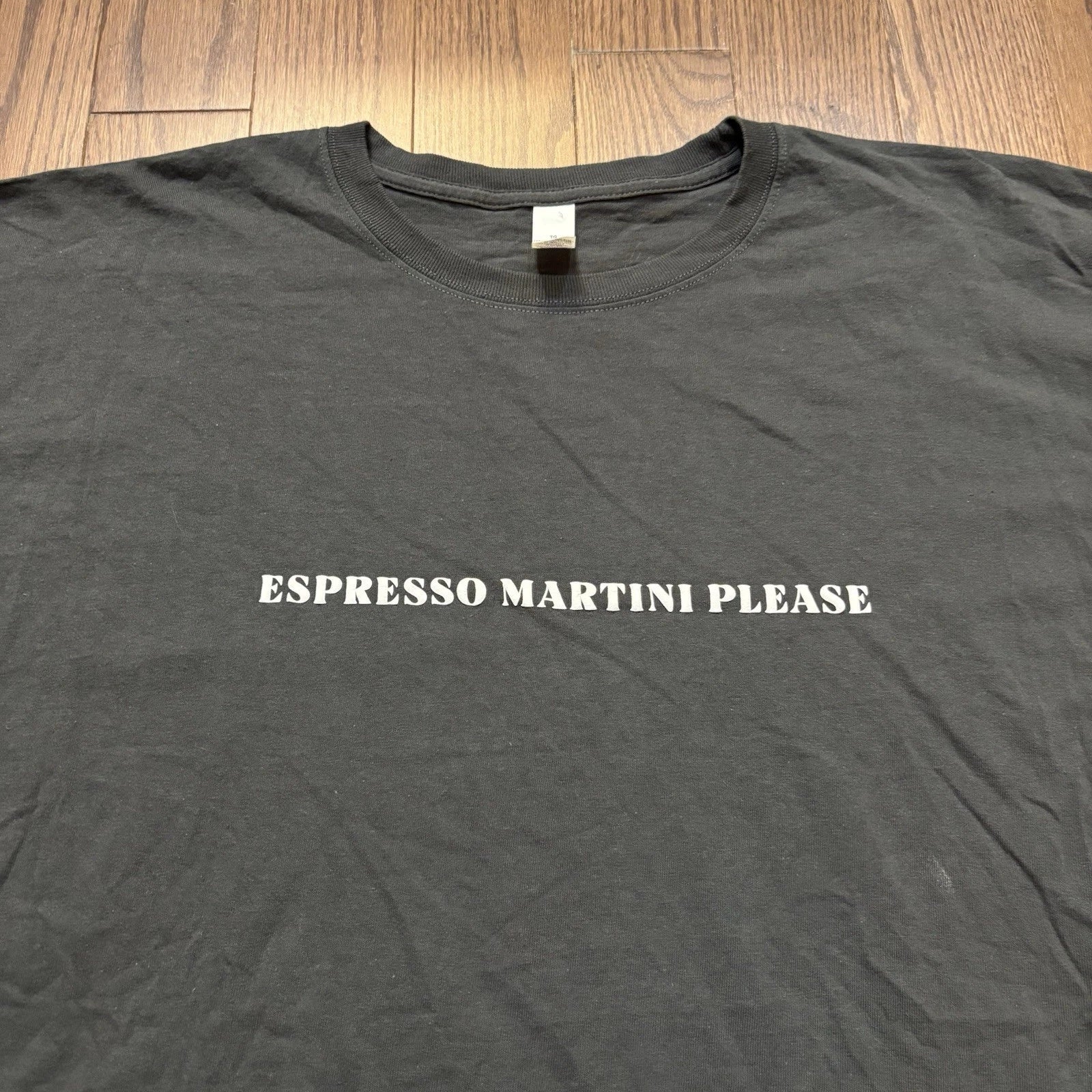 Espresso Martini Please T-shirt Funny Party Drinking Comedy Humor Tee Grey - XL Unisex T-shirt, Sweatshirt, Hoodie, Long Sleeve Tee - T-Shirt, Sweatshirt, Hoodie