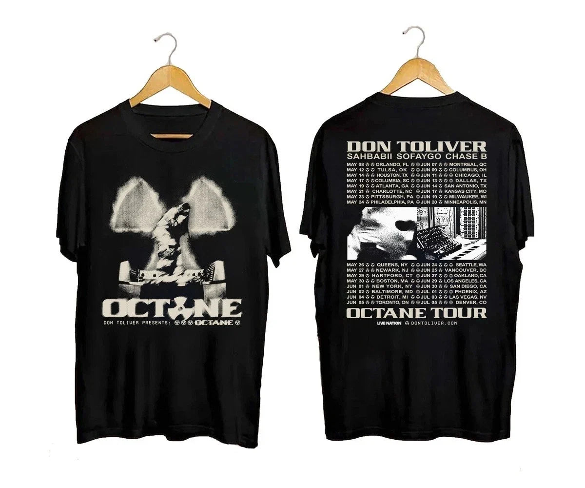 Don Toliver Octane Tour 2026 T shirt All Size S-5XL Unisex T-shirt, Sweatshirt, Hoodie, Long Sleeve Tee - T-Shirt, Sweatshirt, Hoodie