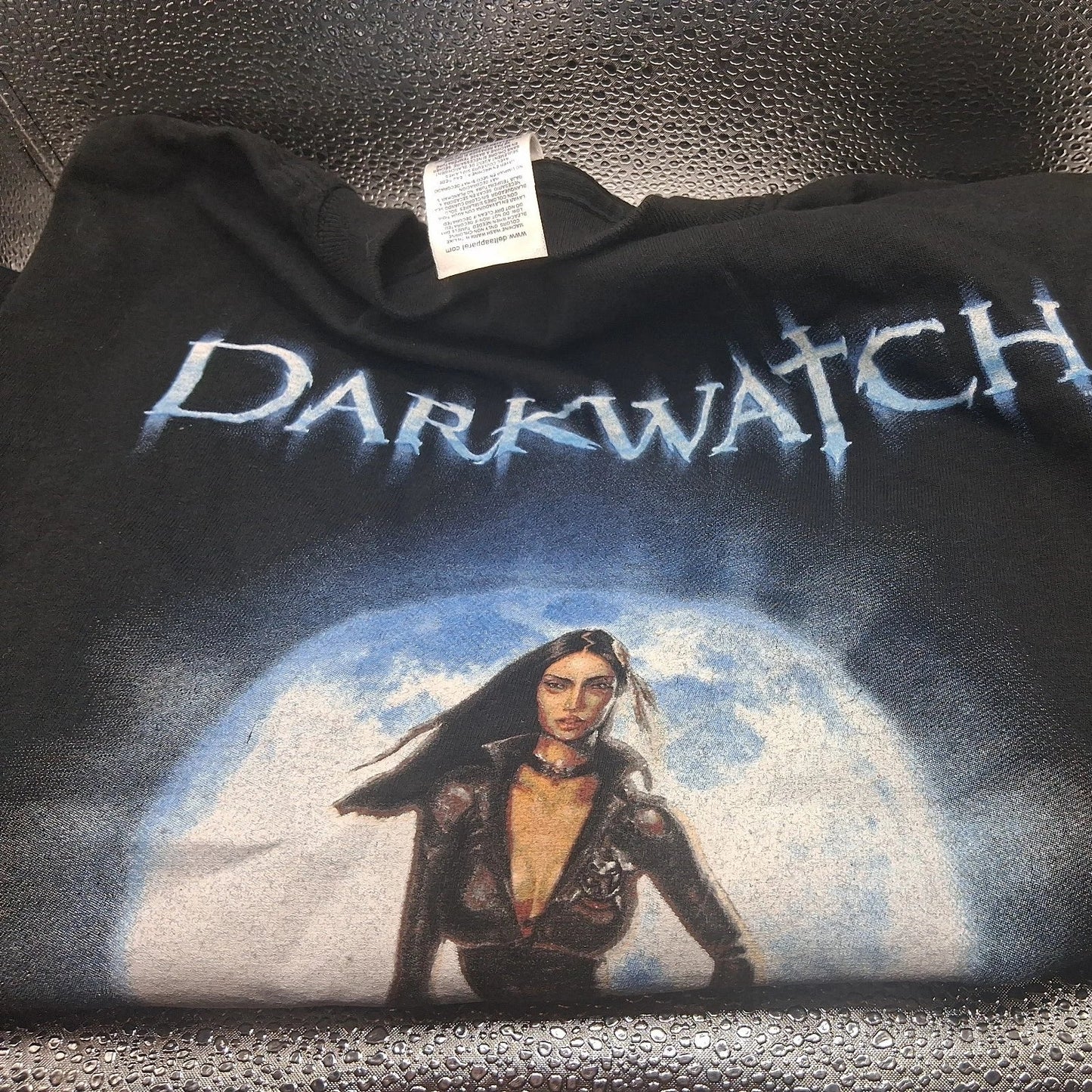 Vintage CAPCOM Darkwatch Video Game PlayStation 2 PS2 Xbox Promo Tee Shirt Sz XL Unisex T-shirt, Sweatshirt, Hoodie, Long Sleeve Tee - T-Shirt, Sweatshirt, Hoodie