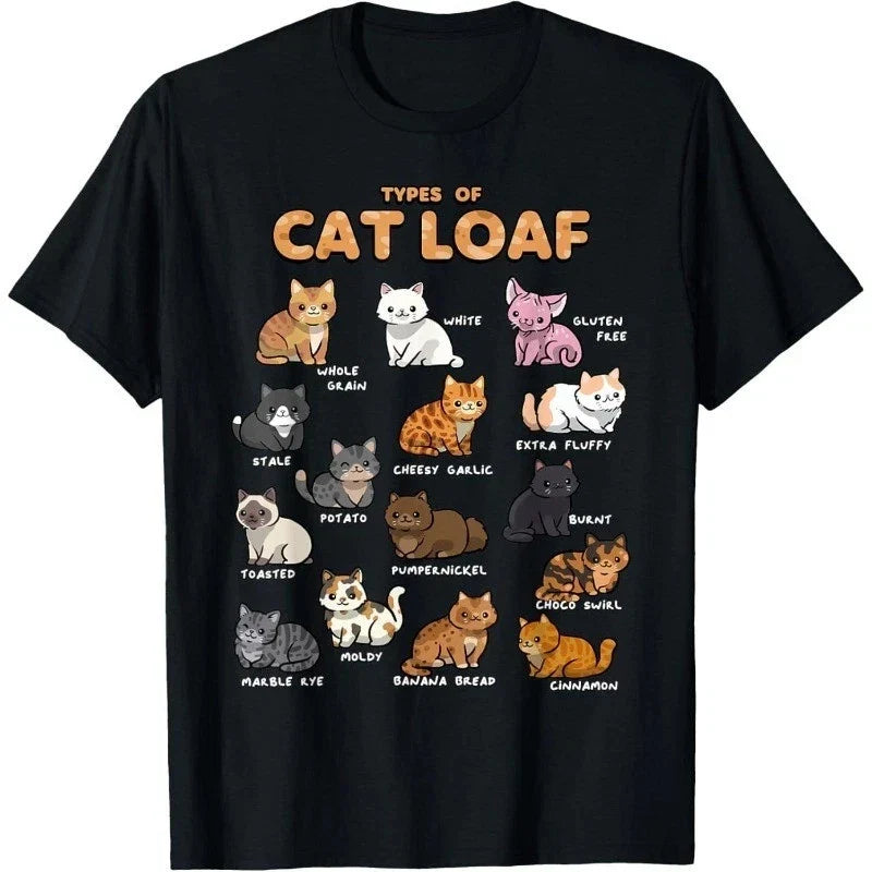 Cute Cat Loaf Cute Kitten Kawaii Cats Funny Graphic Tee for Cat Lovers T-Shirt Unisex T-shirt, Sweatshirt, Hoodie, Long Sleeve Tee - T-Shirt, Sweatshirt, Hoodie