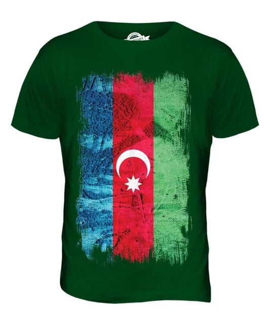 AZERBAIJAN GRUNGE FLAG MENS T SHIRT TEE SHIRT XS S M L XL 2XL 3XL 4XL 5XL Unisex T-shirt, Sweatshirt, Hoodie, Long Sleeve Tee - T-Shirt, Sweatshirt, Hoodie