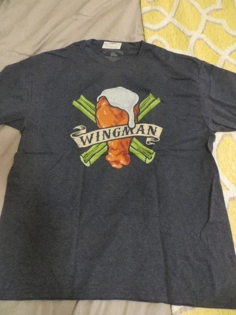 NWT Chowdaheadz 'Wingman' Blue T-shirt, men's size L Unisex T-shirt, Sweatshirt, Hoodie, Long Sleeve Tee - T-Shirt, Sweatshirt, Hoodie