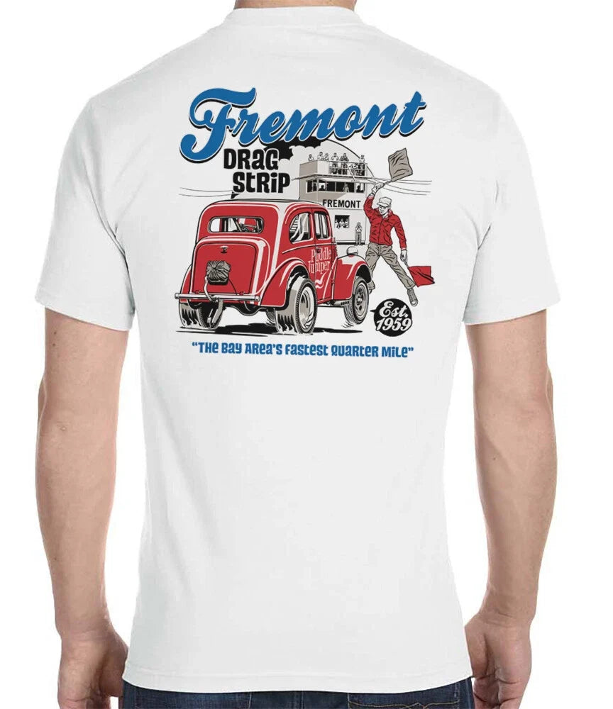 Fremont Drag Strip 48 Anglia T-Shirt Unisex T-shirt, Sweatshirt, Hoodie, Long Sleeve Tee - T-Shirt, Sweatshirt, Hoodie