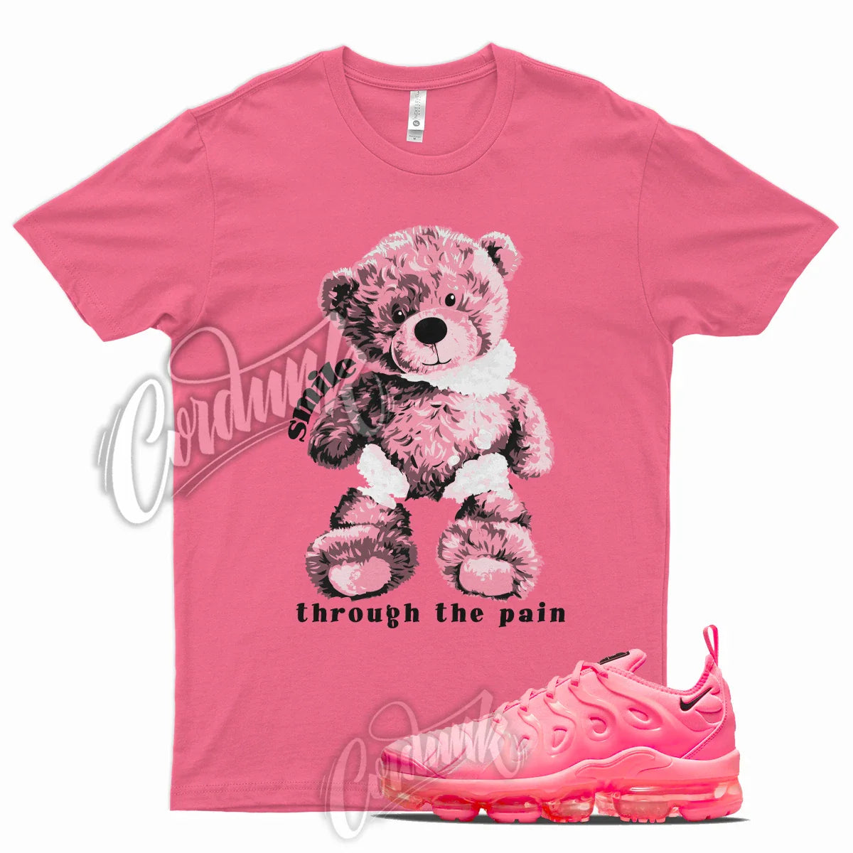SMILE Shirt for  Air Vapormax Plus Sunset Pulse Bubblegum Pink Arctic Neon 1 Unisex T-shirt, Sweatshirt, Hoodie, Long Sleeve Tee - T-Shirt, Sweatshirt, Hoodie