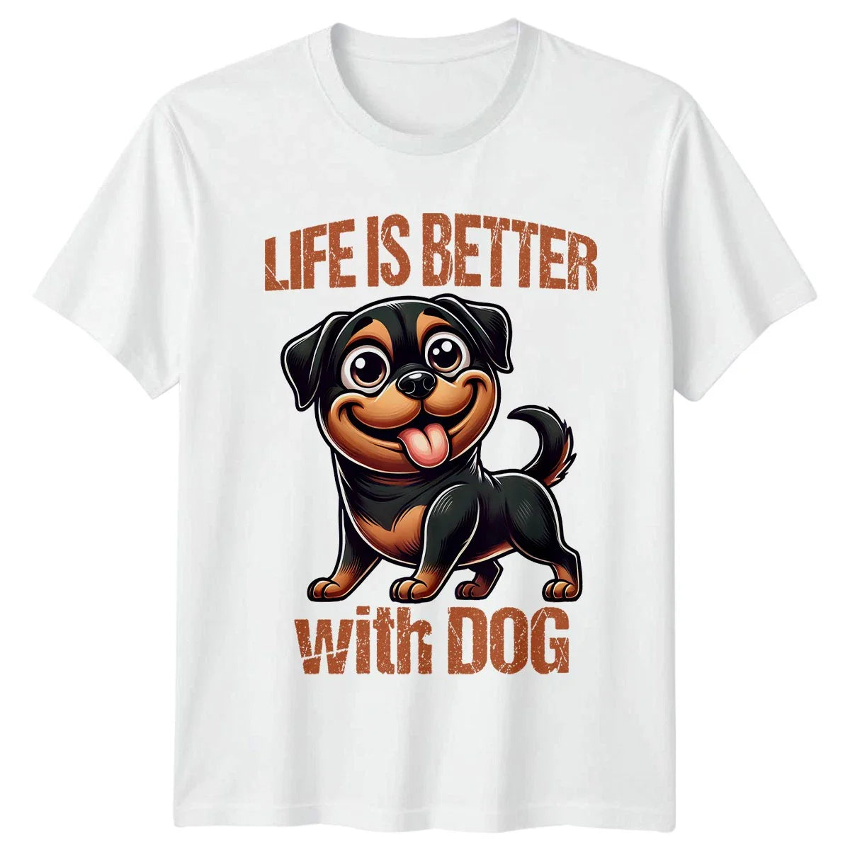 Life Is Better With Dog Unisex T-Shirt Rottweiler Birthday Gift Unisex T-shirt, Sweatshirt, Hoodie, Long Sleeve Tee - T-Shirt, Sweatshirt, Hoodie