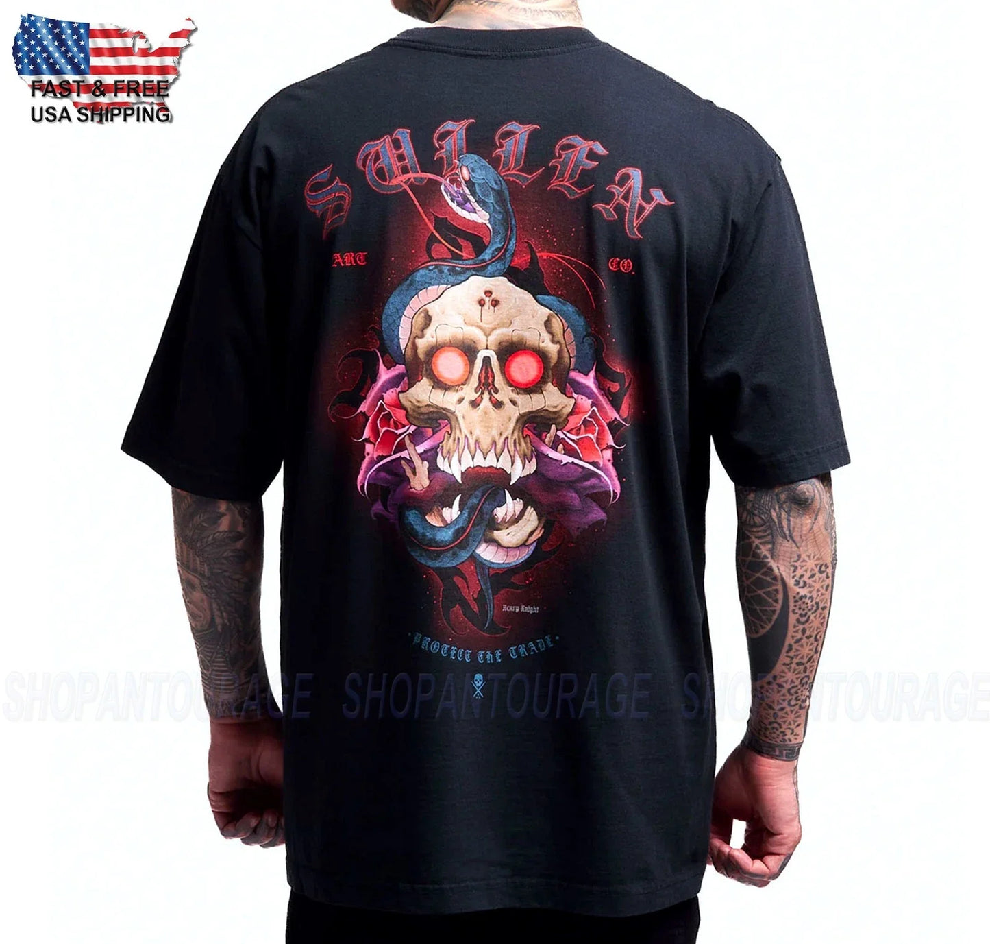 Sullen Art Collective Henry Knight 1 Ton Tee SCM7937 Short Sleeve Men`s T-shirt Unisex T-shirt, Sweatshirt, Hoodie, Long Sleeve Tee - T-Shirt, Sweatshirt, Hoodie