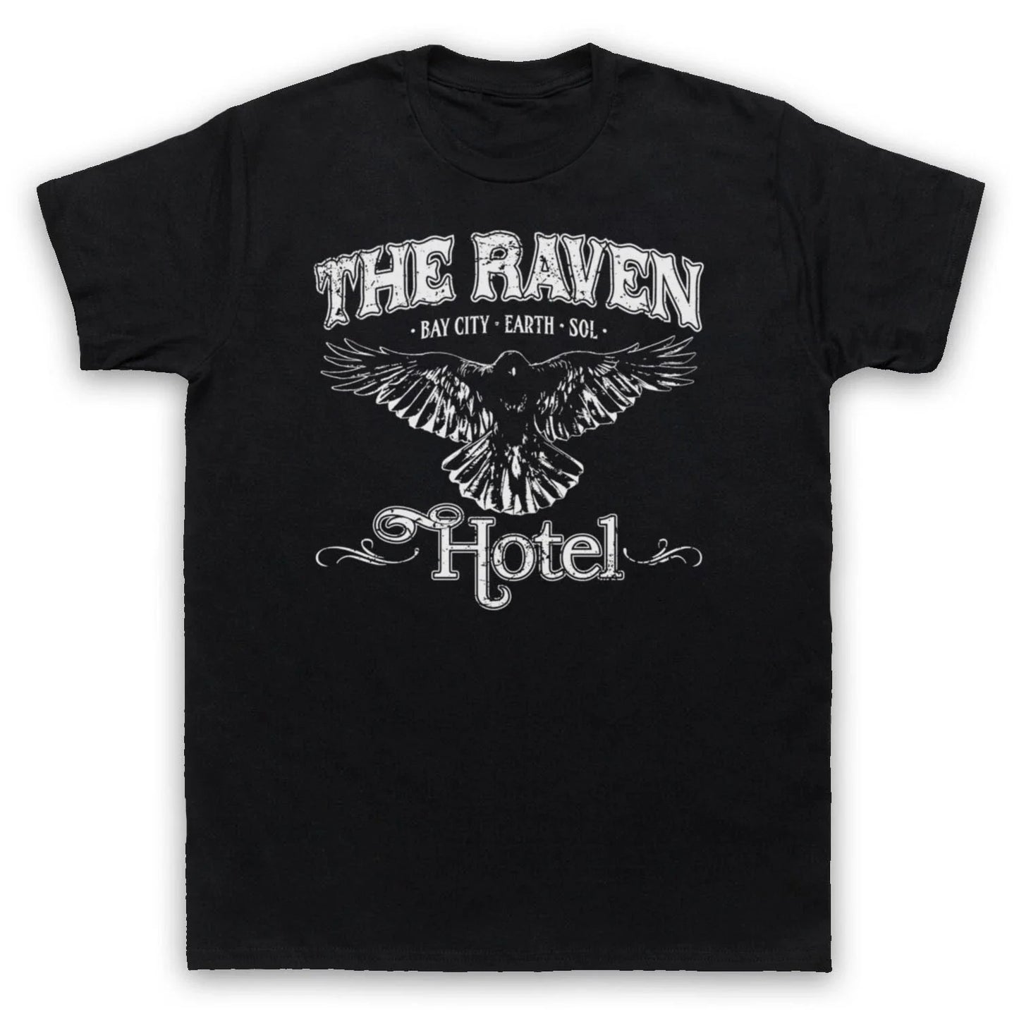 ALTERED CARBON UNOFFICIAL THE RAVEN HOTEL SCI FI TV MENS & WOMENS T-SHIRT Unisex T-shirt, Sweatshirt, Hoodie, Long Sleeve Tee - T-Shirt, Sweatshirt, Hoodie