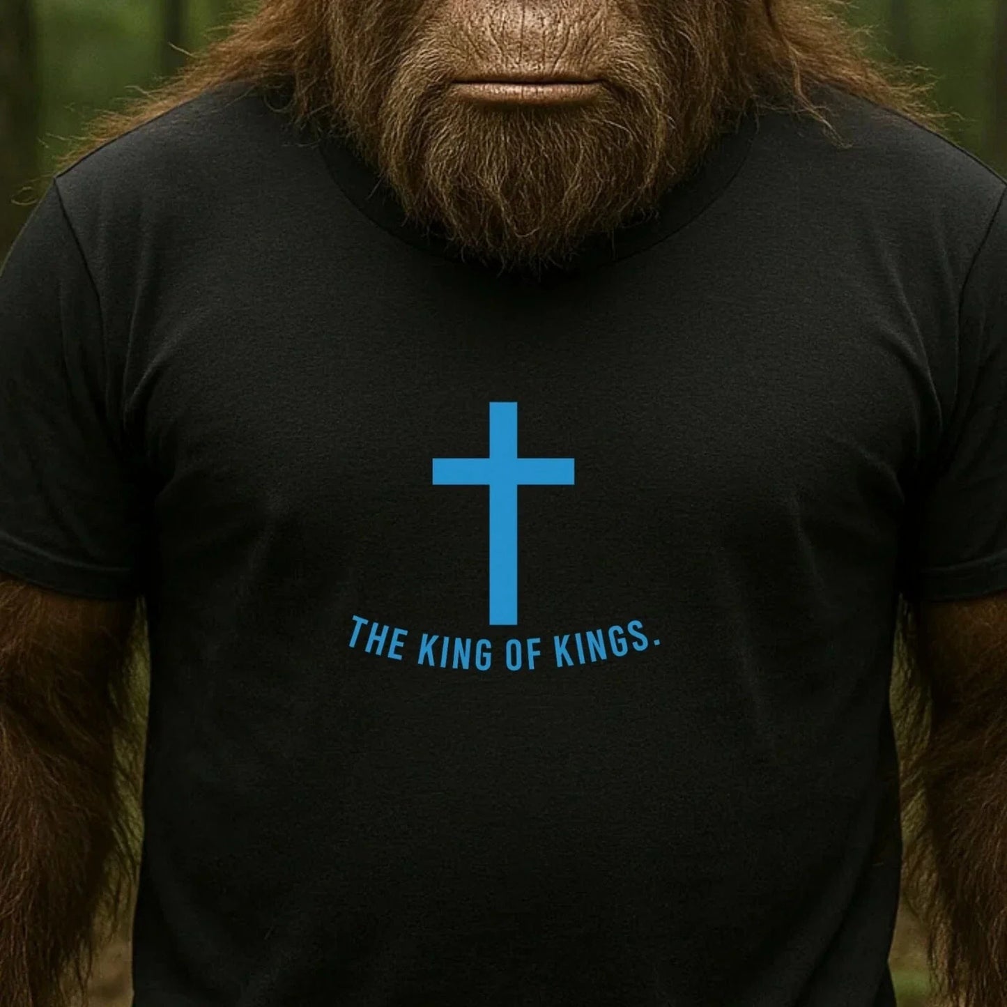 Mens Jesus Cross King Of Kings Motif Cotton T-Shirt Size S to 5XL Unisex T-shirt, Sweatshirt, Hoodie, Long Sleeve Tee - T-Shirt, Sweatshirt, Hoodie
