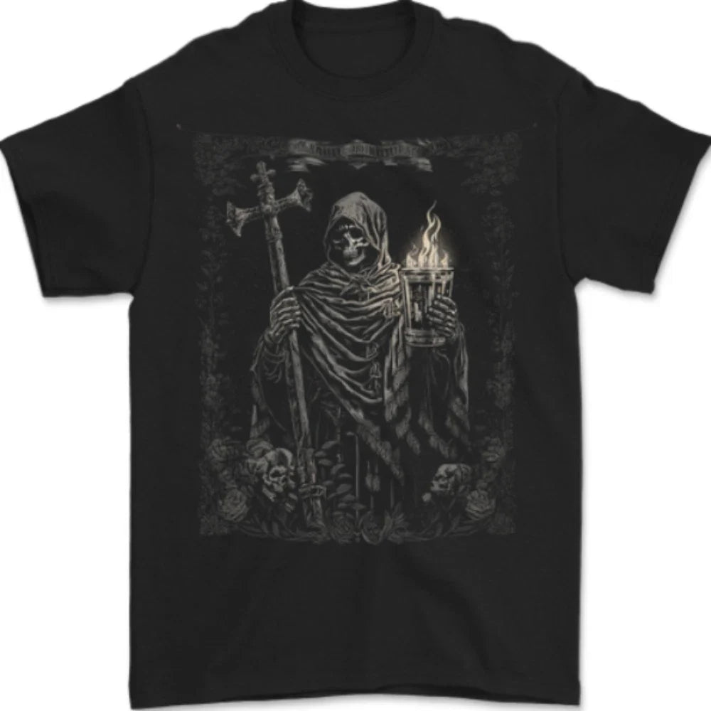 Gothic Grim Reaper Goth Heavy Metal Skull 9 Mens T-Shirt 100% Cotton Unisex T-shirt, Sweatshirt, Hoodie, Long Sleeve Tee - T-Shirt, Sweatshirt, Hoodie