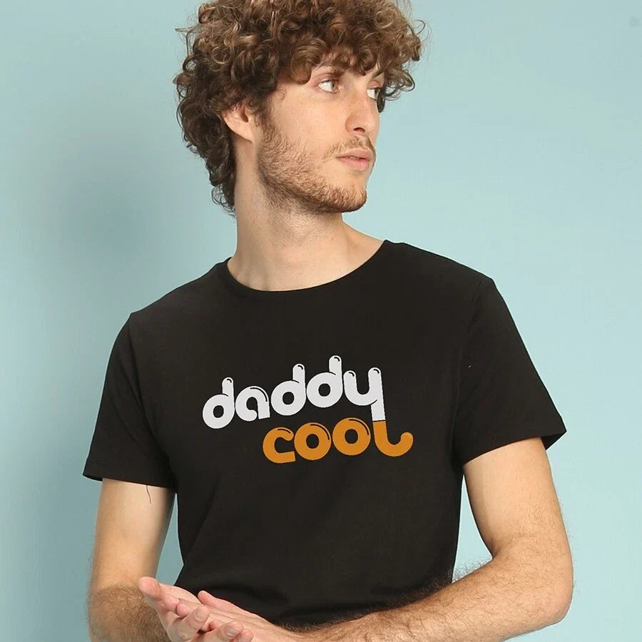 Men's Short Sleeve DADDY COOL Black Color - Adult & Kids T-Shirts, Sweatshirts & Hoodies apparel design preview 1