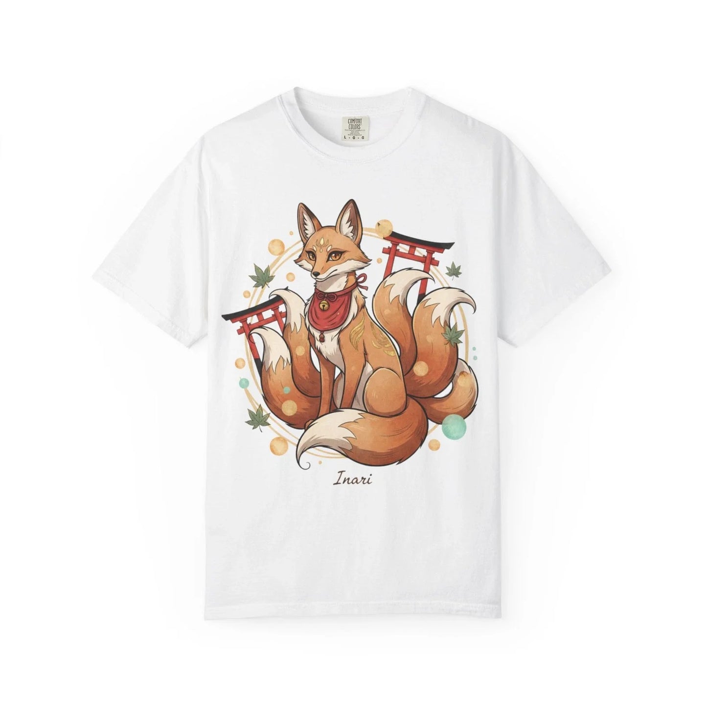 Inari the Fox T-Shirt | Cute Anime Fox Character Graphic Tee | Kawaii Animal Unisex T-shirt, Sweatshirt, Hoodie, Long Sleeve Tee - T-Shirt, Sweatshirt, Hoodie