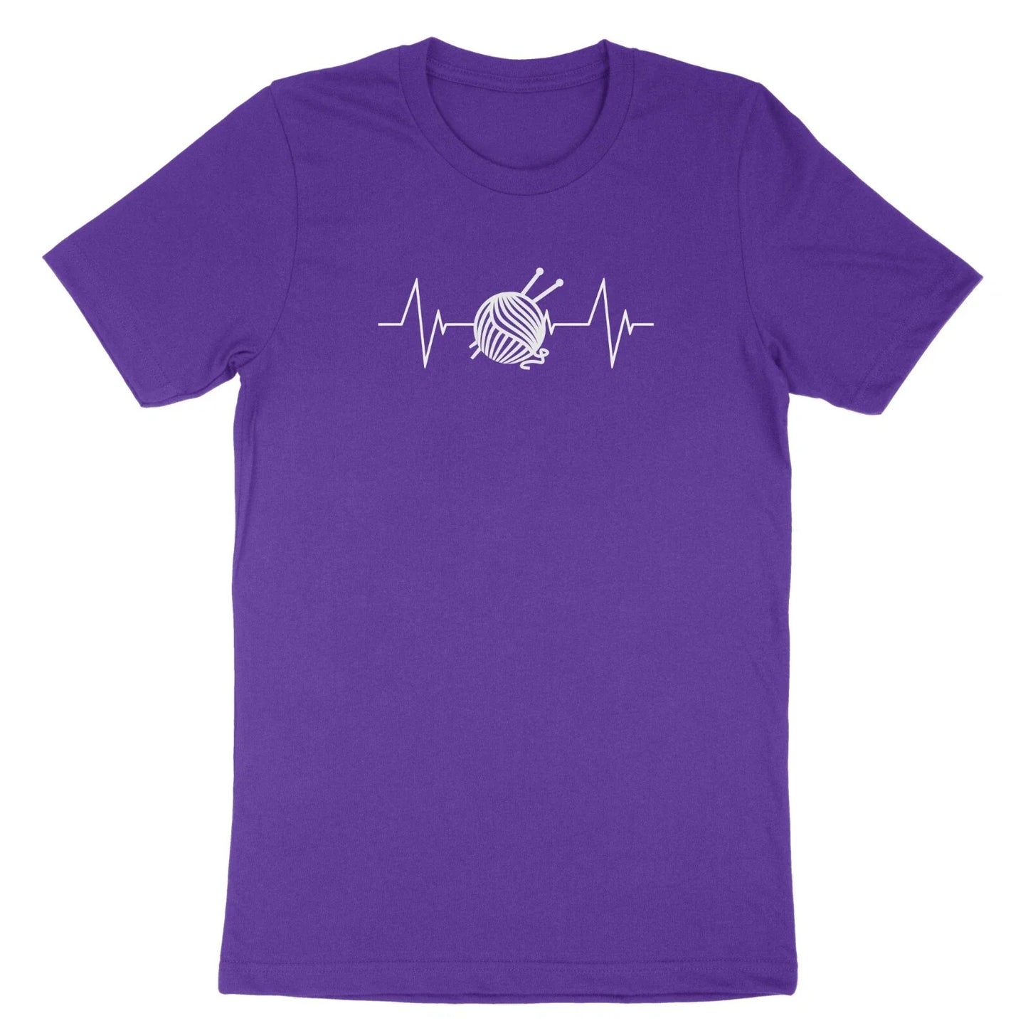 Funny Knitting Shirt Knitting Heartbeat T-shirt Tee gift Knitting Lover for Mom Unisex T-shirt, Sweatshirt, Hoodie, Long Sleeve Tee - T-Shirt, Sweatshirt, Hoodie