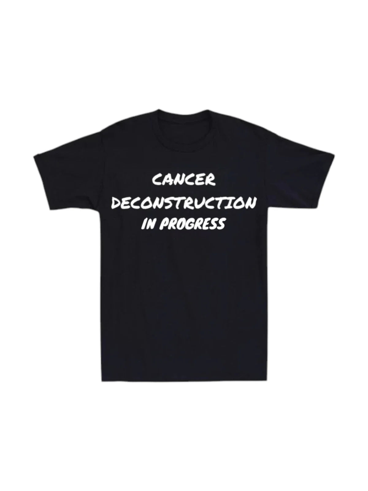Cancer Destruction In Progress Cancer Survivor Mens T-shirt Fighter Support Love Unisex T-shirt, Sweatshirt, Hoodie, Long Sleeve Tee - T-Shirt, Sweatshirt, Hoodie