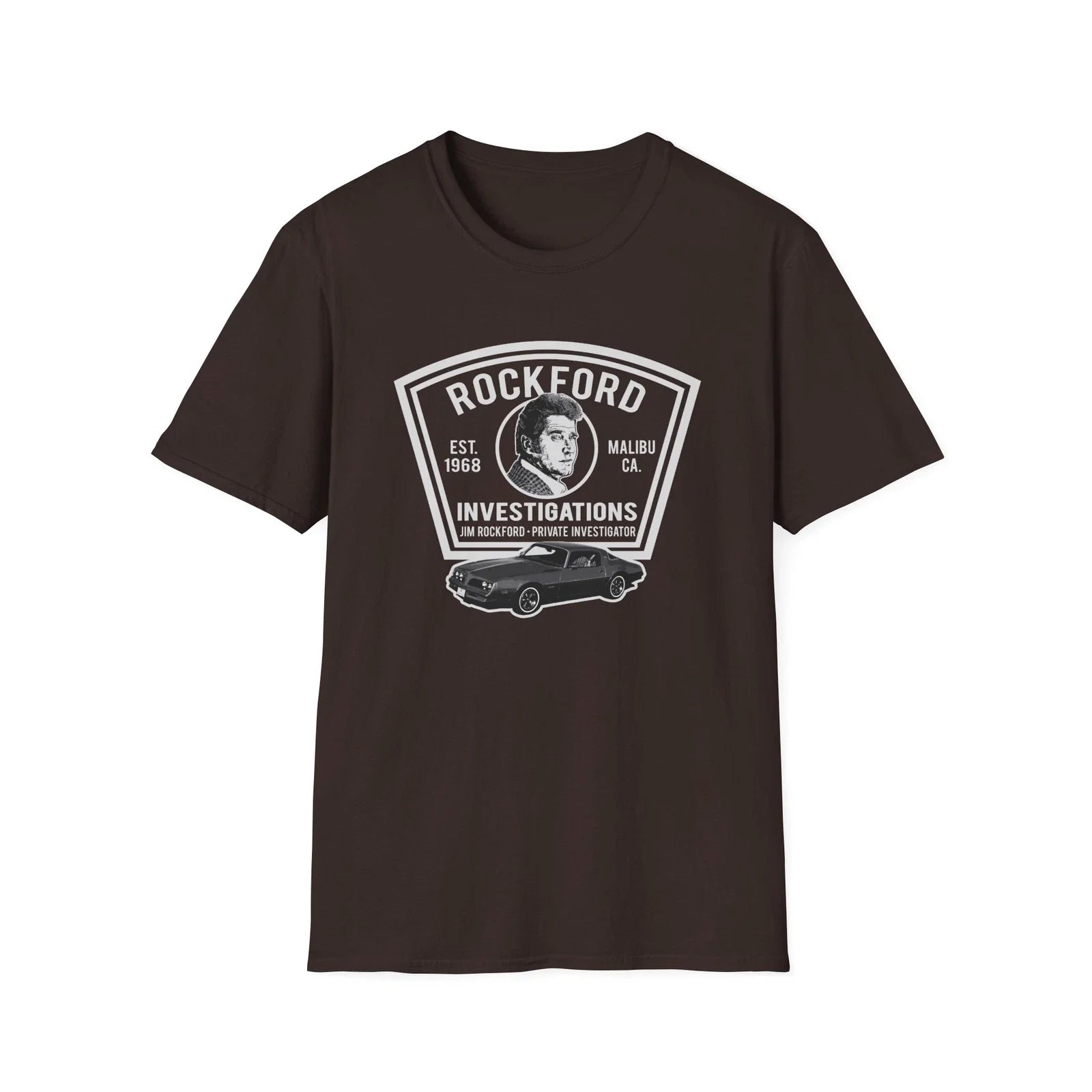 Vintage Private Investigator T-Shirt, Rockford Files Fan Gift, 1978 Pontiac Dks Unisex T-shirt, Sweatshirt, Hoodie, Long Sleeve Tee - T-Shirt, Sweatshirt, Hoodie
