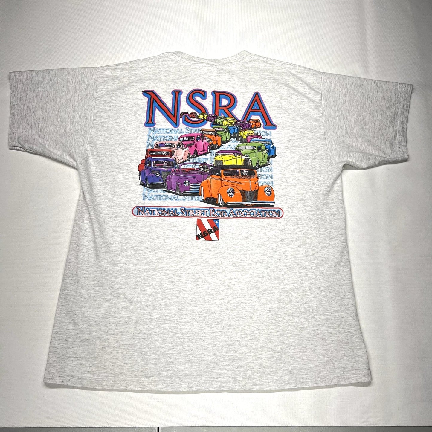 VTG Street Rod Tee Shirt Mens XL Grey Car Classic NSRA Auto Graphic Y2K 2000s Unisex T-shirt, Sweatshirt, Hoodie, Long Sleeve Tee - T-Shirt, Sweatshirt, Hoodie