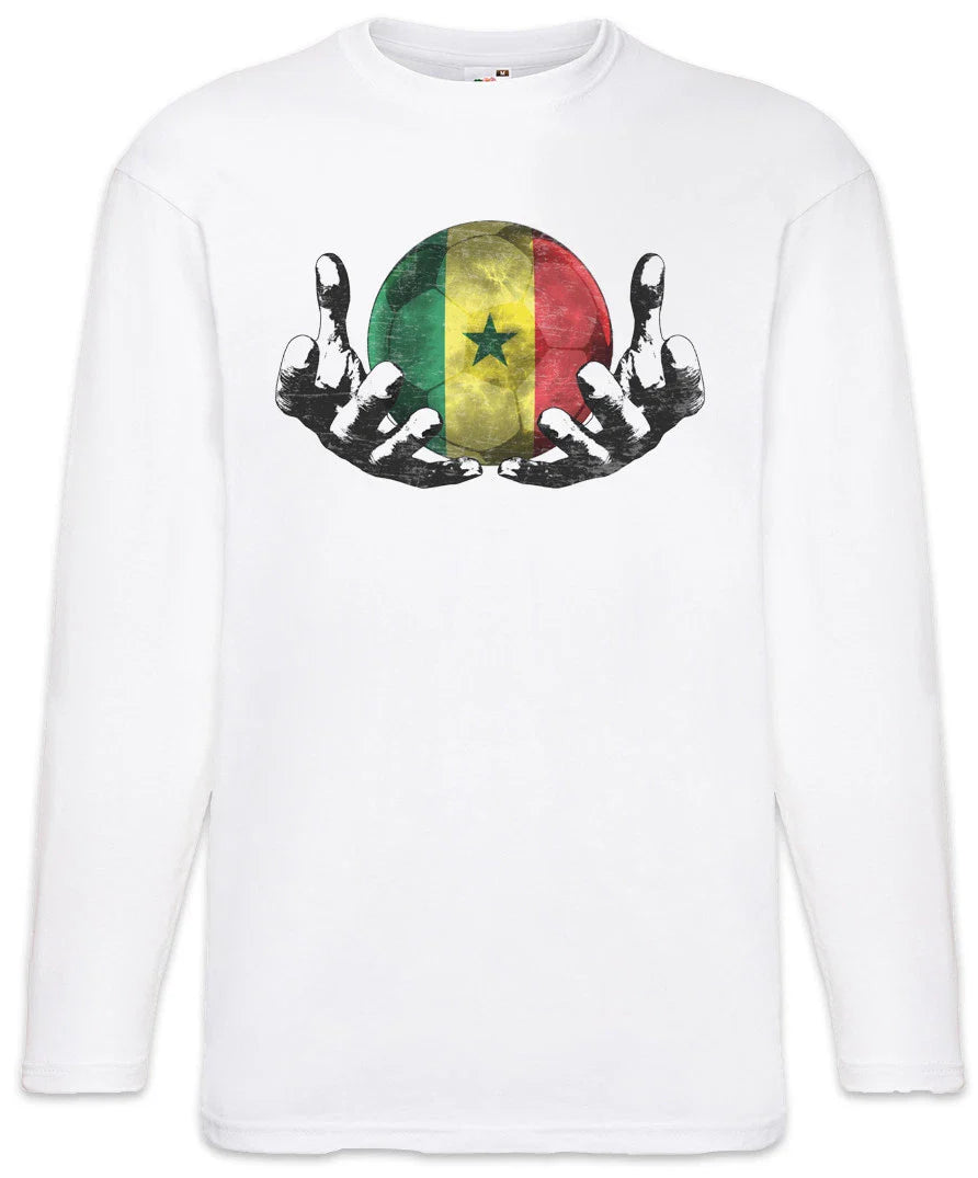 Senegal Football Magic Ball Men Long Sleeve T-Shirt senegalese Soccer Flag Unisex T-shirt, Sweatshirt, Hoodie, Long Sleeve Tee - T-Shirt, Sweatshirt, Hoodie