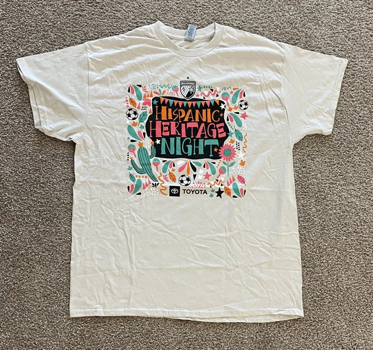San Antonio FC Futbol Club SAFC Soccer Mens XL Hispanic Heritage Month Shirt Unisex T-shirt, Sweatshirt, Hoodie, Long Sleeve Tee - T-Shirt, Sweatshirt, Hoodie