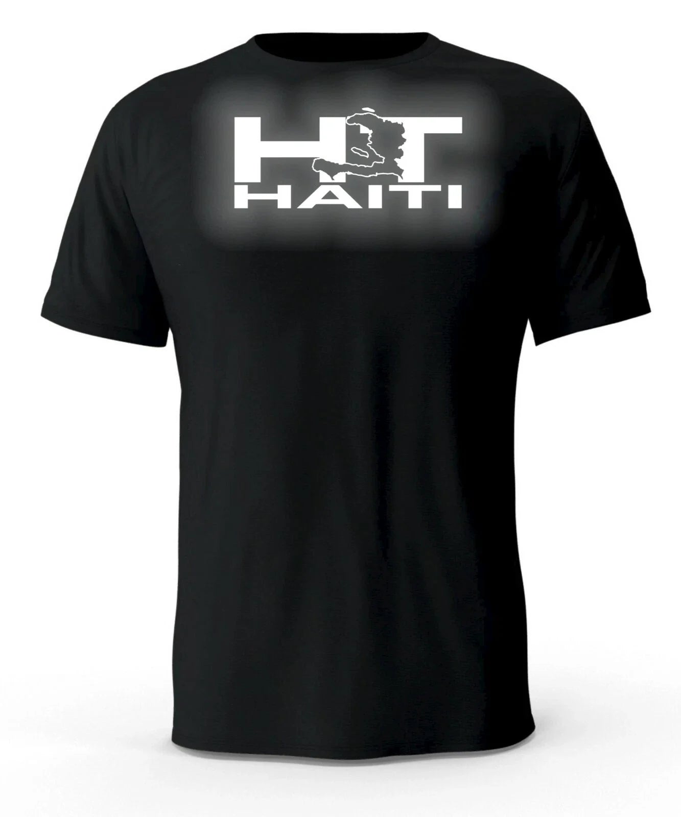 Haiti HT Reflective Logo Black T-Shirt Unisex T-shirt, Sweatshirt, Hoodie, Long Sleeve Tee - T-Shirt, Sweatshirt, Hoodie