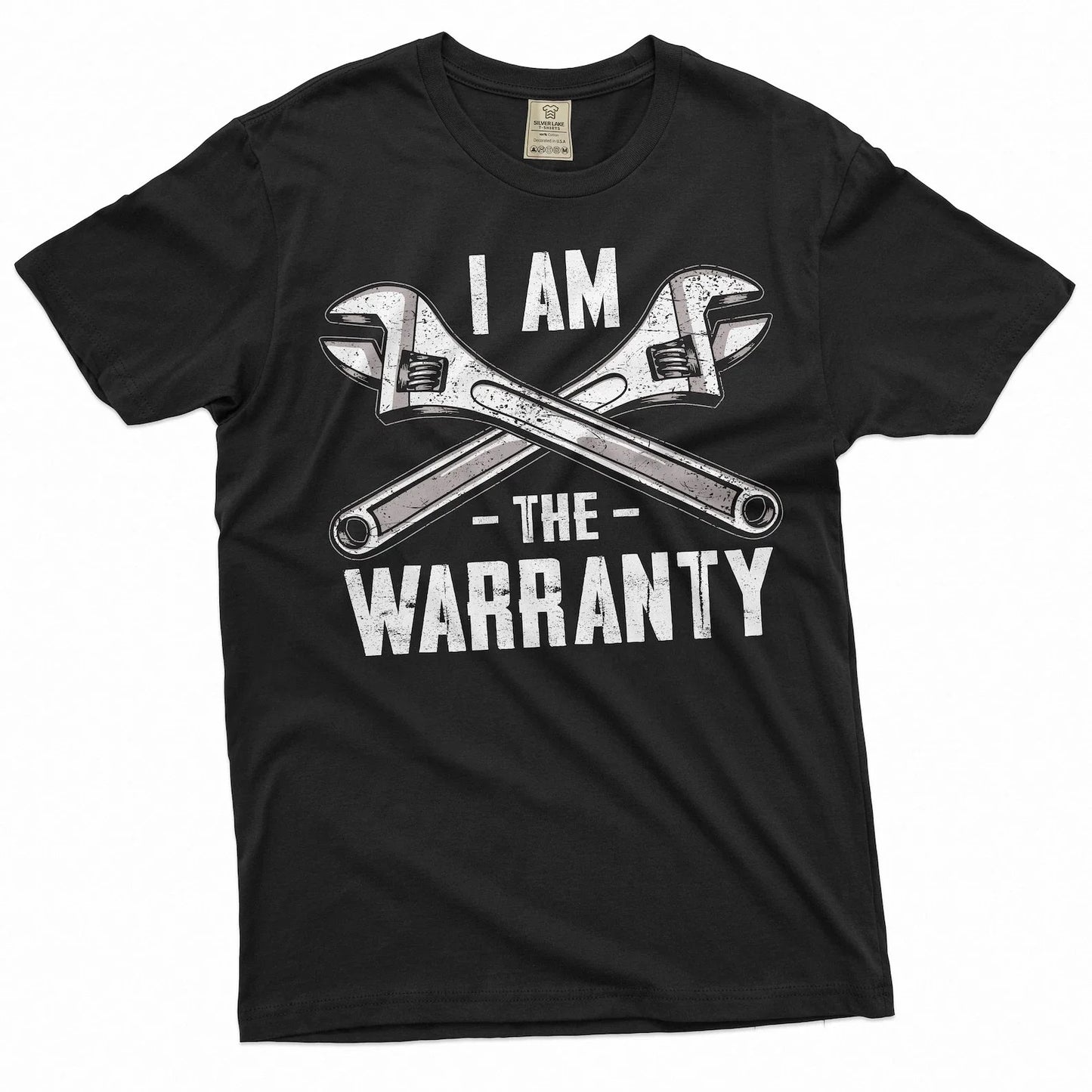 Men's Funny I am the Warranty T-shirt Father's day Dad Grandpa Papa Garage mecha Unisex T-shirt, Sweatshirt, Hoodie, Long Sleeve Tee - T-Shirt, Sweatshirt, Hoodie