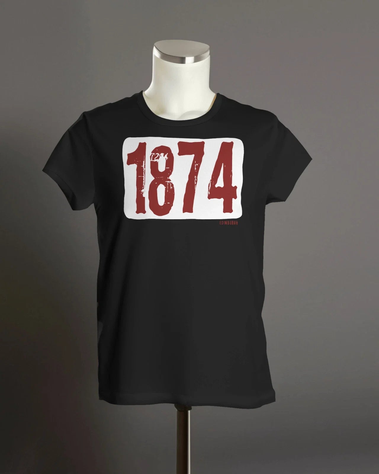 Hearts EDINGBURGH 1874 T-Shirt | Unisex Organic | Grunge Unisex T-shirt, Sweatshirt, Hoodie, Long Sleeve Tee - T-Shirt, Sweatshirt, Hoodie