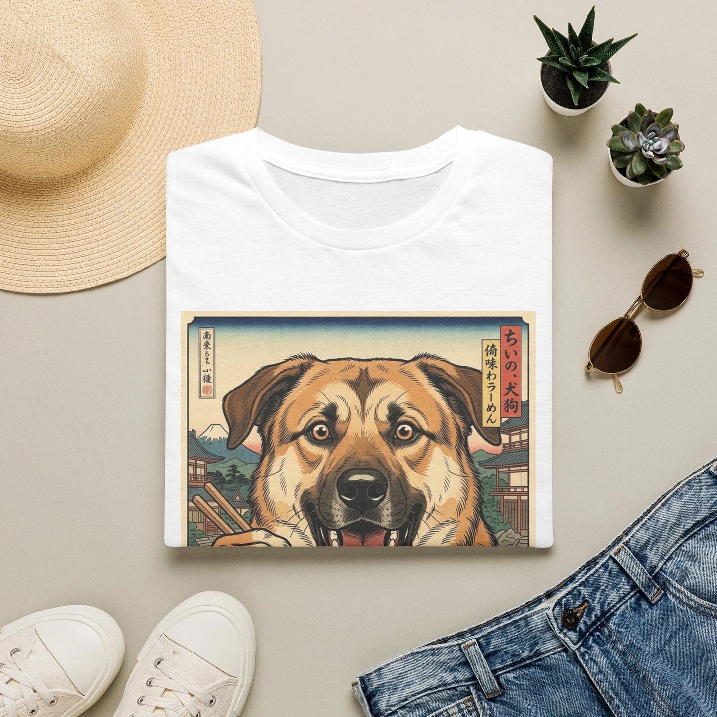 Chinook Dog Ramen Bowl T-Shirt | Japanese Vintage Style Unisex T-shirt, Sweatshirt, Hoodie, Long Sleeve Tee - T-Shirt, Sweatshirt, Hoodie