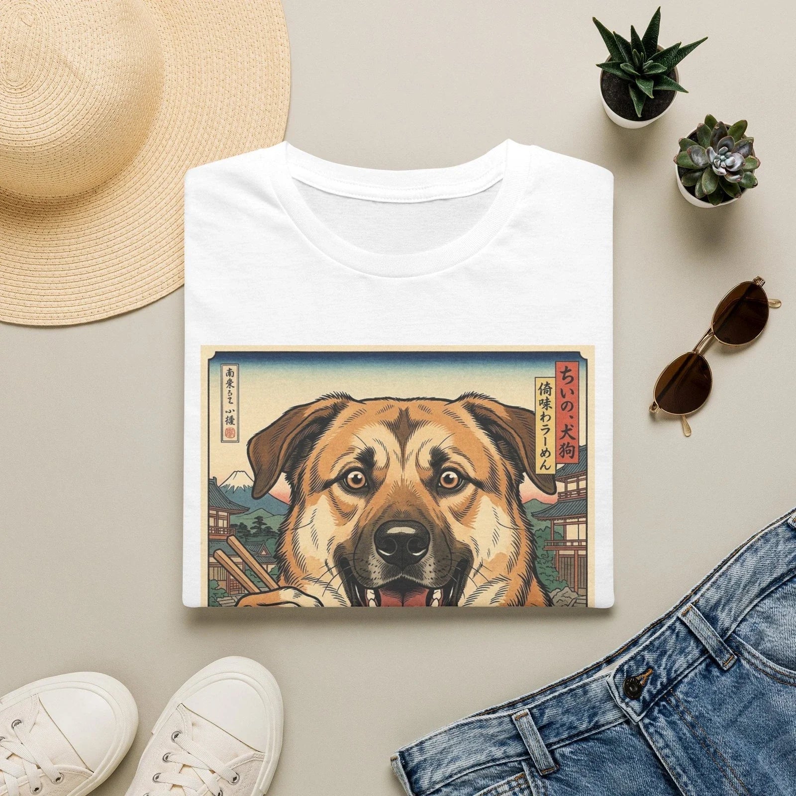 Chinook Dog Ramen Bowl T-Shirt | Japanese Vintage Style Unisex T-shirt, Sweatshirt, Hoodie, Long Sleeve Tee - T-Shirt, Sweatshirt, Hoodie