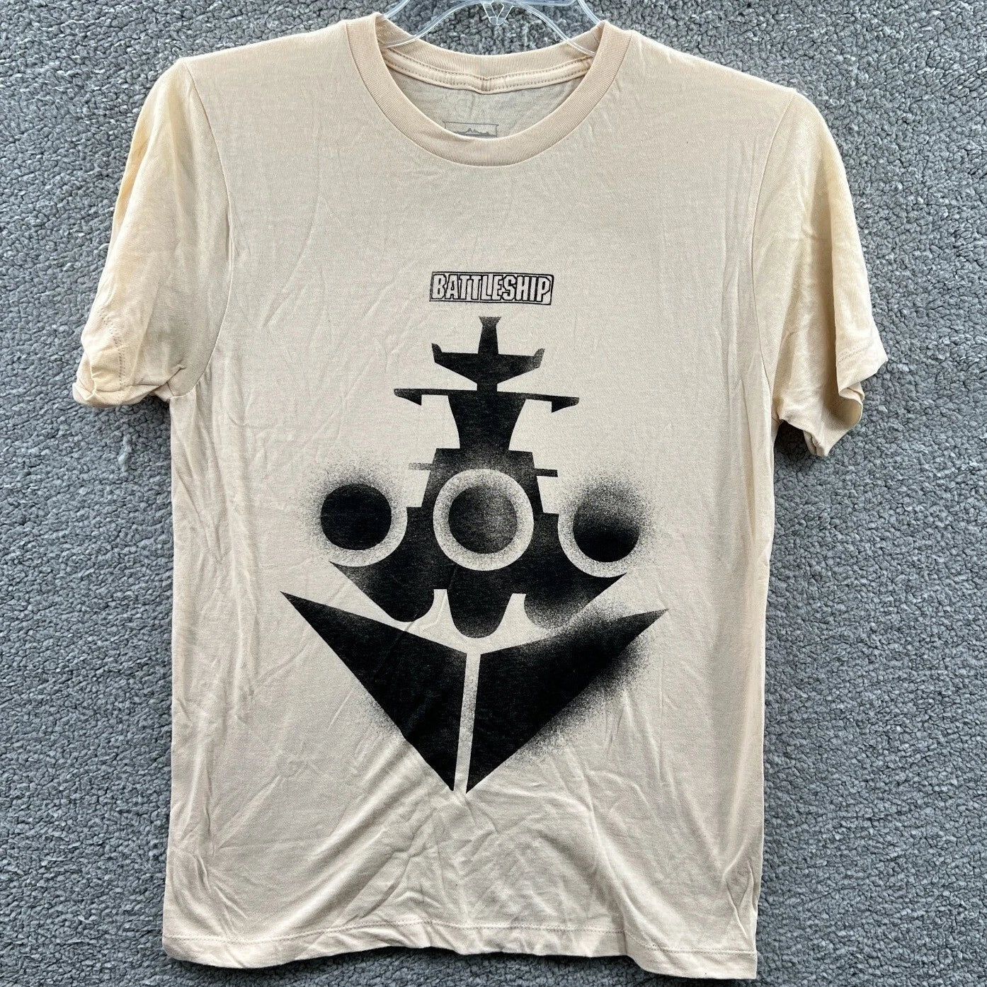 Battleship Mens Graphic T Shirt S Beige Nautical Military Streetwear Novelty Unisex T-shirt, Sweatshirt, Hoodie, Long Sleeve Tee - T-Shirt, Sweatshirt, Hoodie