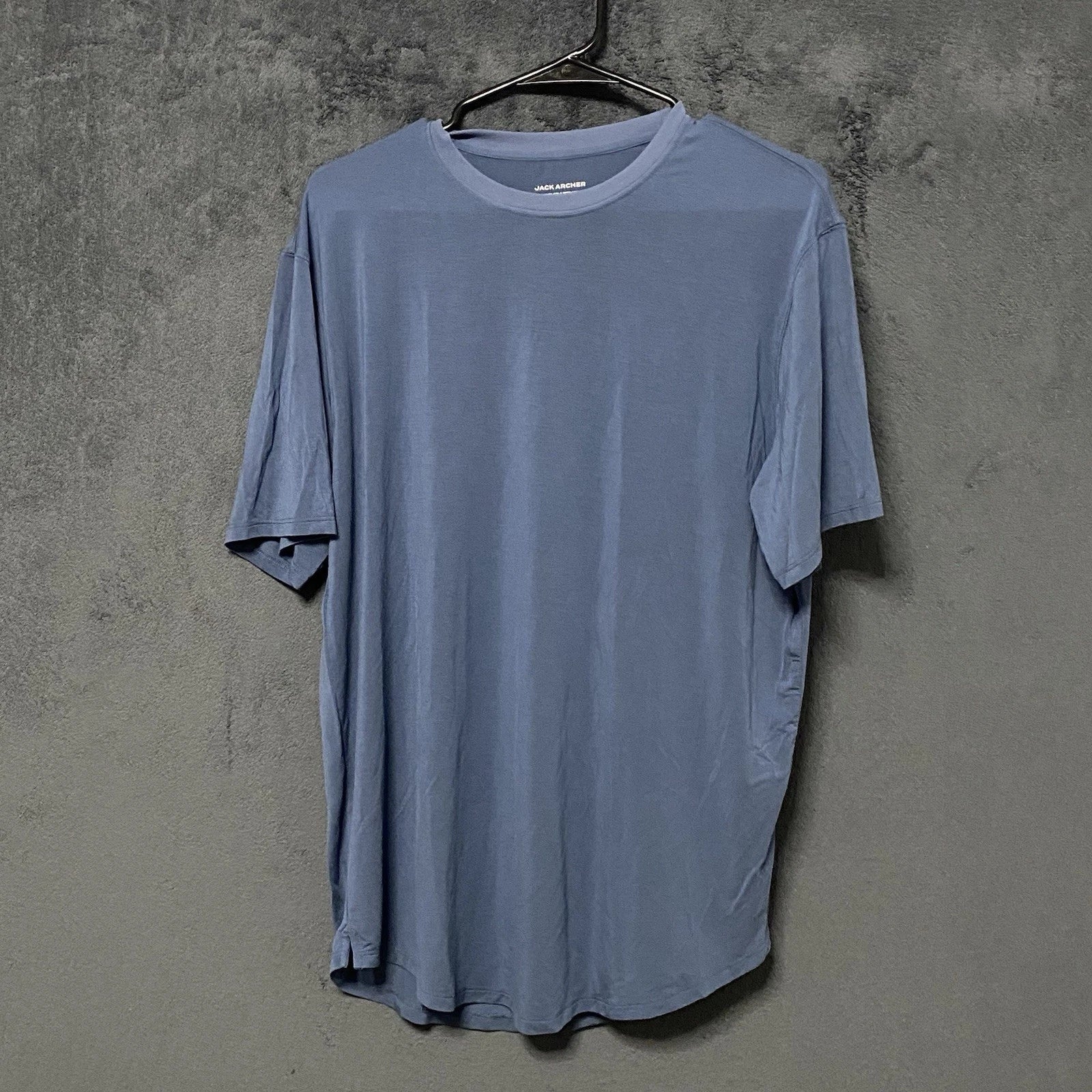 Jack Archer Anytime Tee Shirt Mens L Blue Short Sleeve Crew Neck Curved Hem Top Unisex T-shirt, Sweatshirt, Hoodie, Long Sleeve Tee - T-Shirt, Sweatshirt, Hoodie