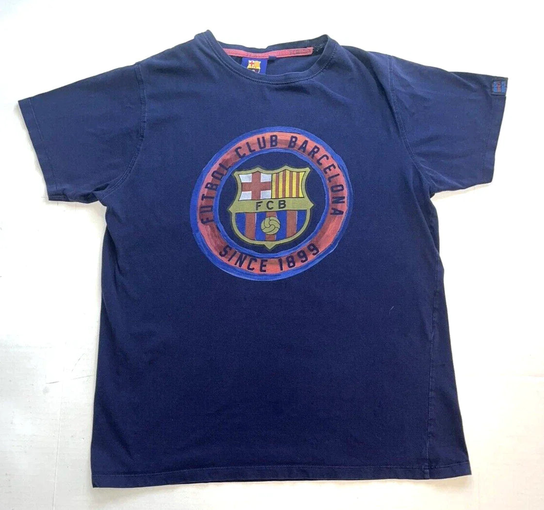 FCB Football Club Barcelona T-Shirt Blue Soccer Graphic Tee Sz M Great Condition Unisex T-shirt, Sweatshirt, Hoodie, Long Sleeve Tee - T-Shirt, Sweatshirt, Hoodie