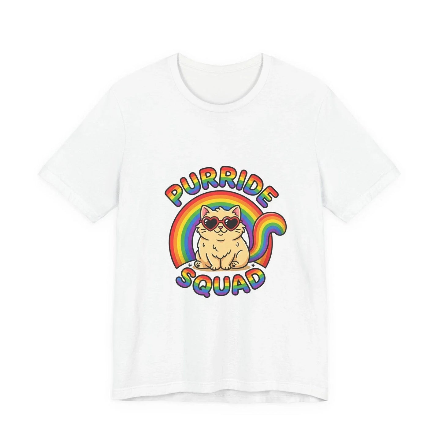 Purride Squad T-Shirt | Pride, queer joy, pastel rainbow Unisex T-shirt, Sweatshirt, Hoodie, Long Sleeve Tee - T-Shirt, Sweatshirt, Hoodie