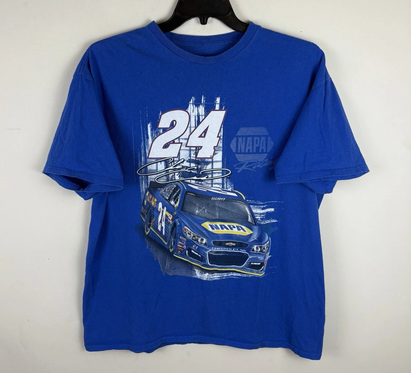 Vintage Y2K NASCAR Chase Elliot Big Graphic T-Shirt / Blue / Size XL Unisex T-shirt, Sweatshirt, Hoodie, Long Sleeve Tee - T-Shirt, Sweatshirt, Hoodie