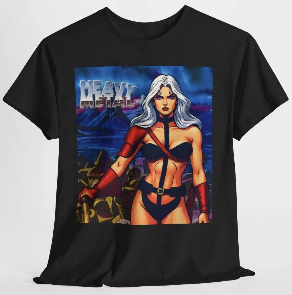 Heavy Metal T Shirt - Taarna The Taarakian 80s Cartoon Sci Fiction Classic Unisex T-shirt, Sweatshirt, Hoodie, Long Sleeve Tee - T-Shirt, Sweatshirt, Hoodie