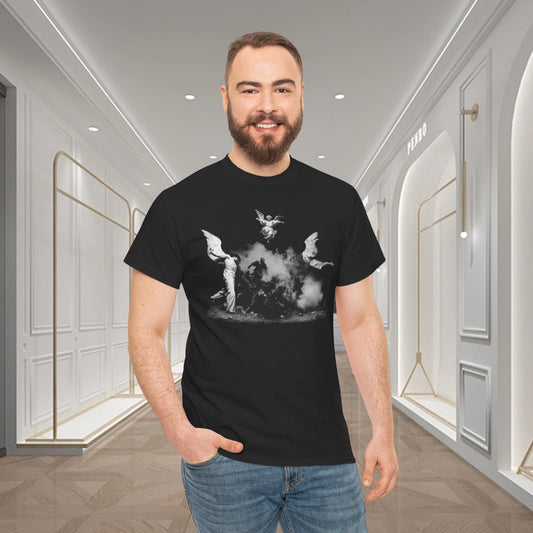Angels And Fallen Souls Gothic Art Graphic T-Shirt Unisex T-shirt, Sweatshirt, Hoodie, Long Sleeve Tee - T-Shirt, Sweatshirt, Hoodie