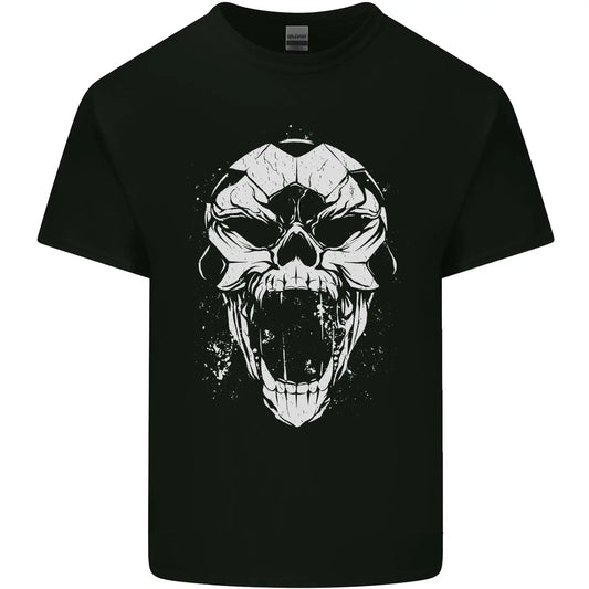 A Football Skull Footy Soccer Mens Light Cotton T-Shirt Unisex T-shirt, Sweatshirt, Hoodie, Long Sleeve Tee - T-Shirt, Sweatshirt, Hoodie