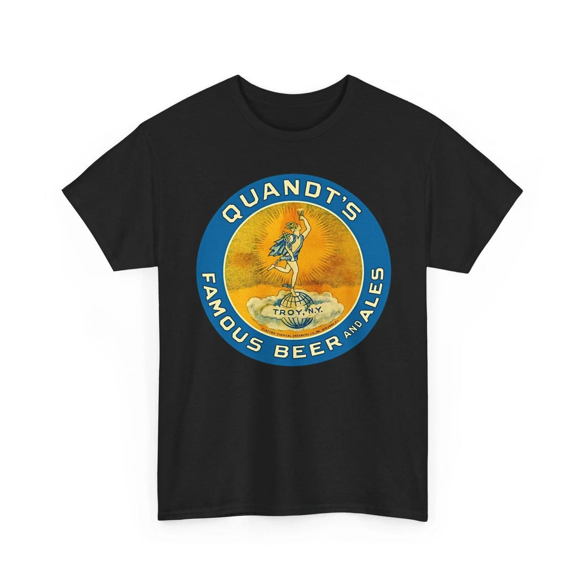 Quandt's Famous Beer Ale Troy New York Retro - Adult & Kids T-Shirts, Sweatshirts & Hoodies apparel design preview 1