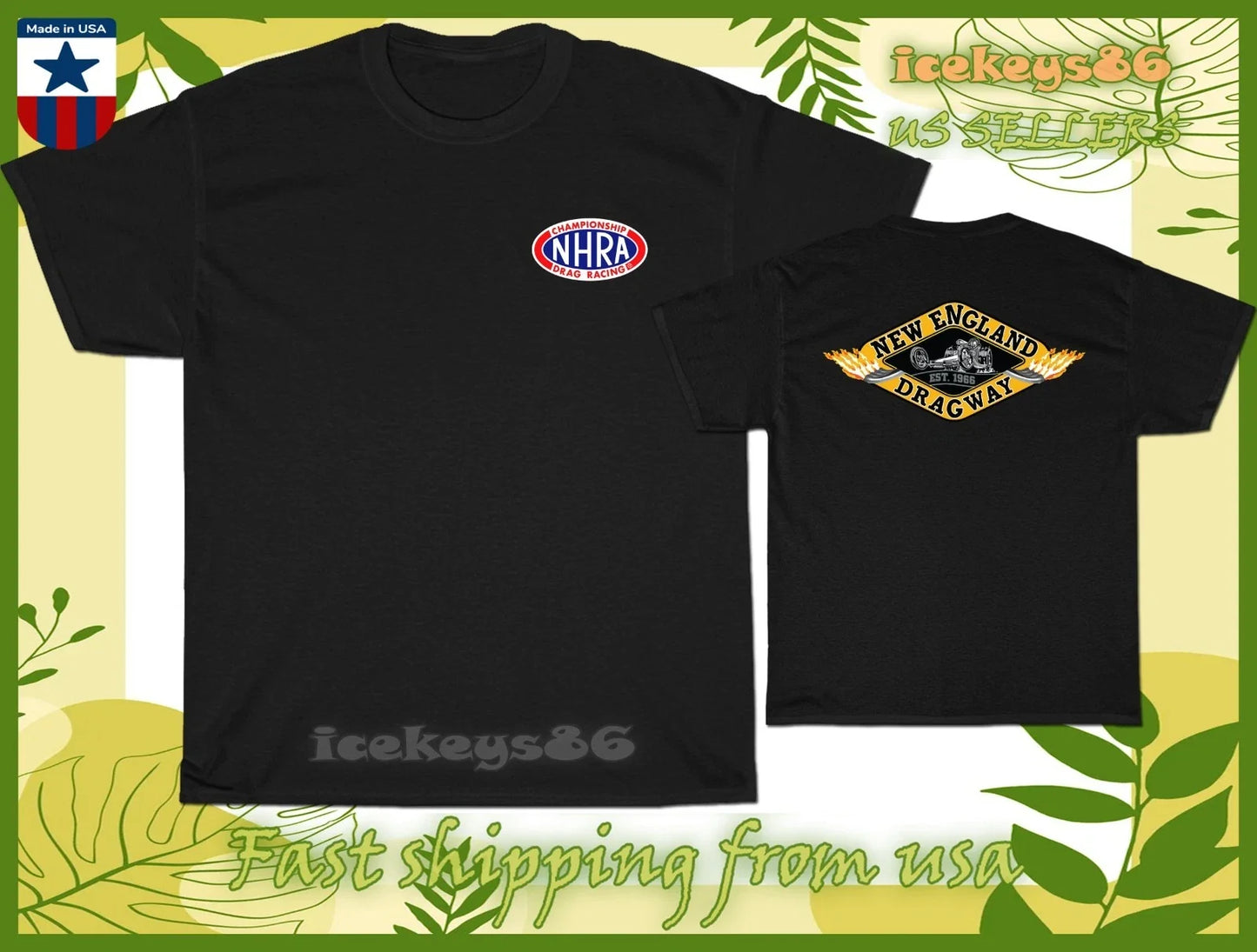 NHRA Championship New England Raceway Men's T-Shirt American Size Cool T-Shirt Unisex T-shirt, Sweatshirt, Hoodie, Long Sleeve Tee - T-Shirt, Sweatshirt, Hoodie