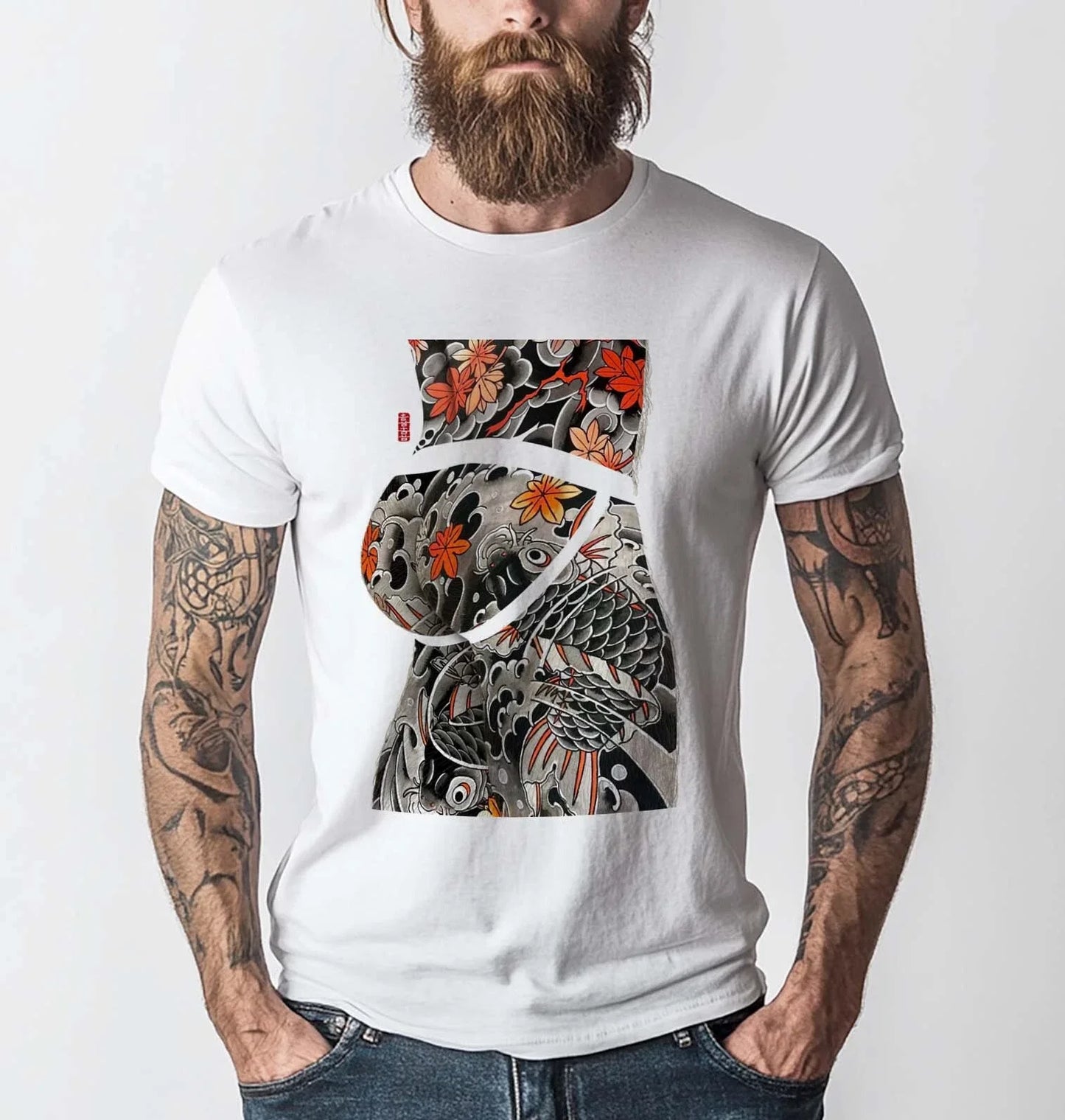 Gay Fashion Inked Hunk T-shirt | Gay Art l Gay Tattoo Art l Gift for Him l Unisex T-shirt, Sweatshirt, Hoodie, Long Sleeve Tee - T-Shirt, Sweatshirt, Hoodie