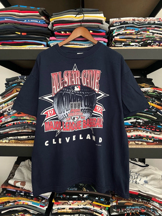 All Star Game Vintage 1997 Major League Baseball Cleveland Unisex T-shirt, Sweatshirt, Hoodie, Long Sleeve Tee - T-Shirt, Sweatshirt, Hoodie