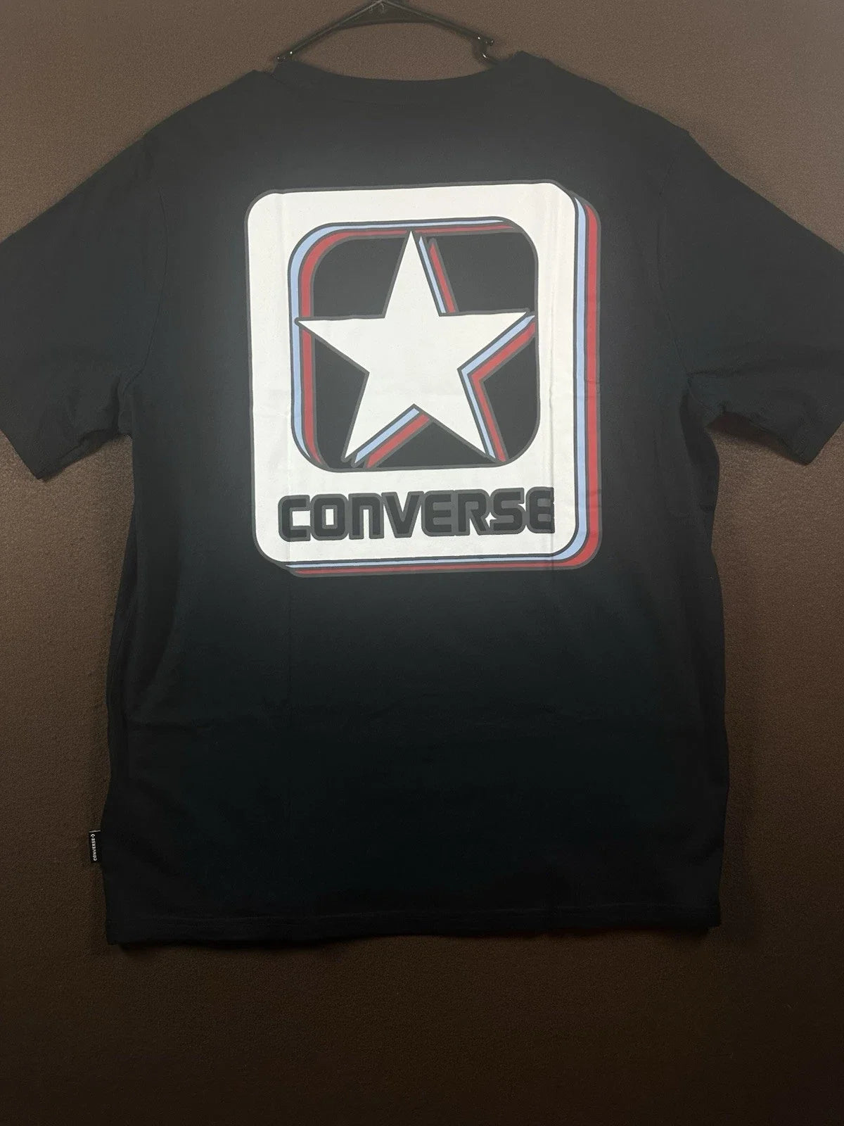 Converse All Star Graphic Star Logo Black Large NWT Short Sleeve T-Shirt Unisex T-shirt, Sweatshirt, Hoodie, Long Sleeve Tee - T-Shirt, Sweatshirt, Hoodie